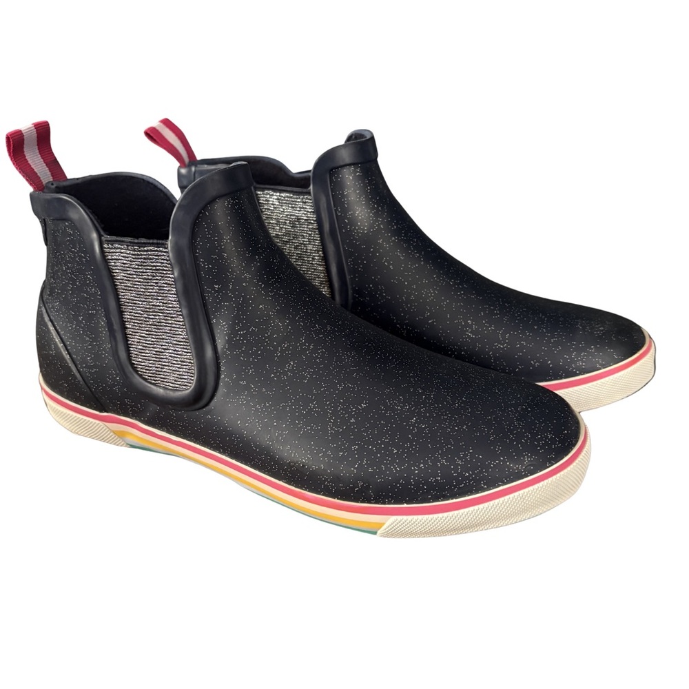 Joules Rainwell Short Height Casual Rain Boots Girls Size 3 - Picture 2 of 6